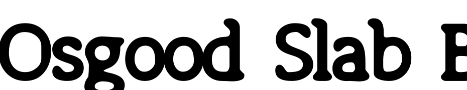 Osgood Slab Blur Bold Schrift Herunterladen Kostenlos